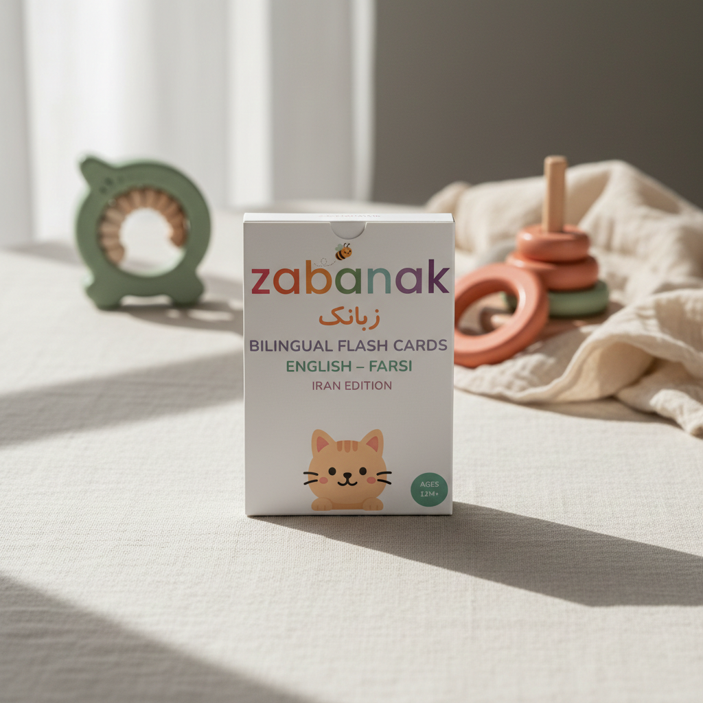 first words flashcards: english-farsi (iran)